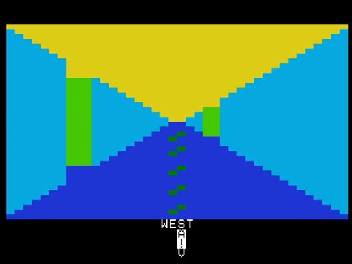 Screenshot of Maze Game for Apple II